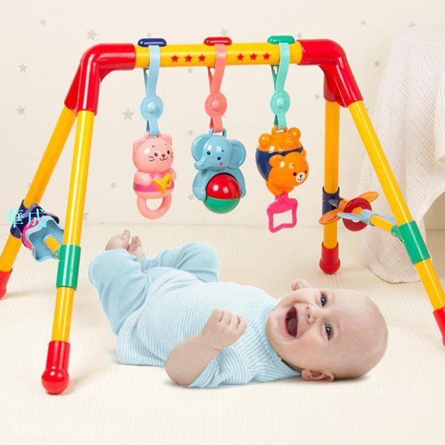 嬰兒健身架嬰兒健身機撥浪鼓床鈴 0-12 個月嬰兒禮物