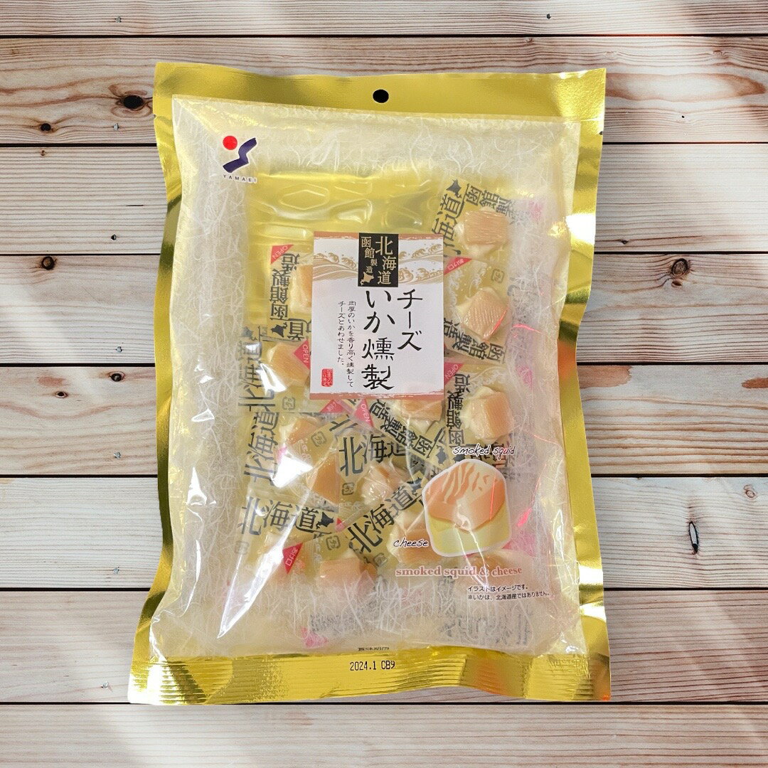 【日本山榮食品】北海道起司煙燻魷魚100g