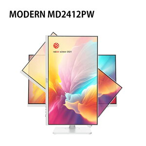 【最高折200+跨店點數22%回饋】MSI 微星 MODERN MD2412PW 24型/FHD/HDMI/喇叭/IPS 平面美型螢幕