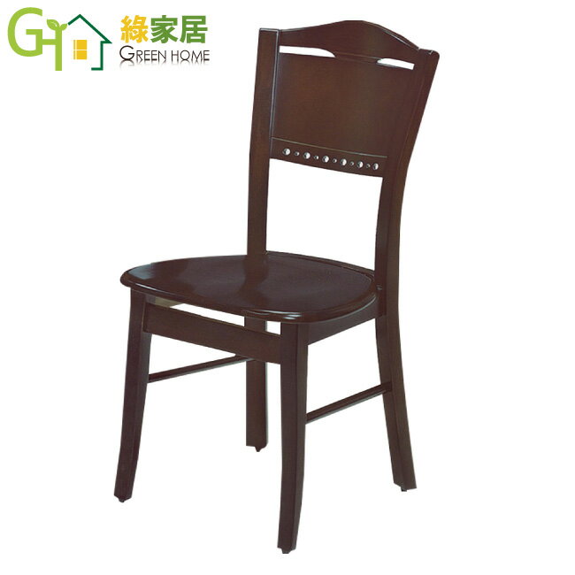 【綠家居】米巴特 優雅法式風實木餐椅二入組合(二色可選＋二張組合出貨)