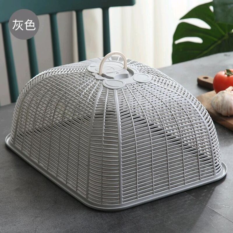 中號菜罩家用防塵長方形塑料廚房防蒼蠅蓋菜罩飯菜食物遮菜餐桌罩 7