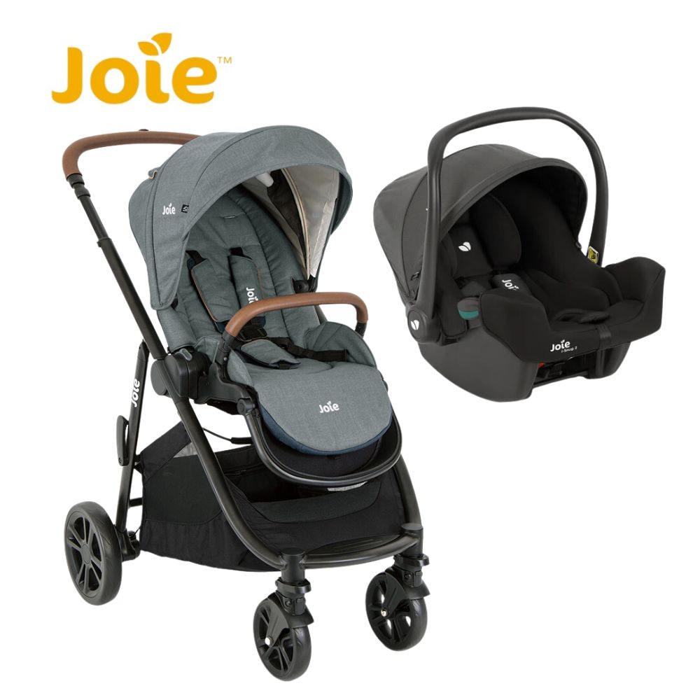 奇哥Joie versatrax E 多功能三合一推車｜ i-Snug™2 嬰兒提籃汽座【六甲媽咪】