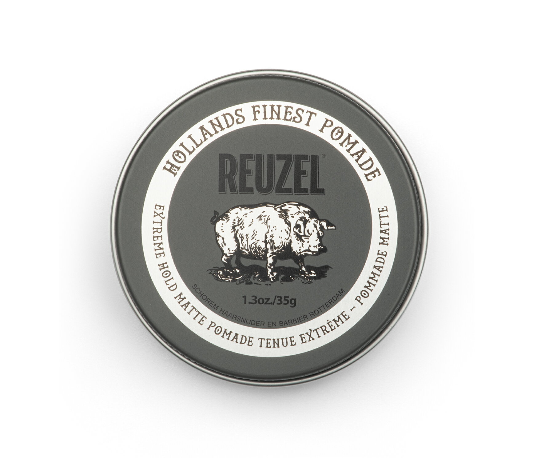 REUZEL EXTREME HOLD Pomade 灰豬極強水泥級無光澤髮蠟35g 優惠價:300元｜岡山戀香水