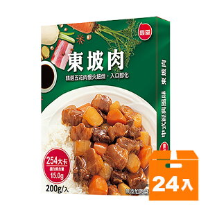 聯夏 東坡肉 200g (24盒)/箱【康鄰超市】