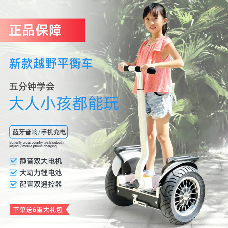 兒童平衡車雙輪小孩智能兩輪帶扶手桿學生成人電動平行車蘭博基尼-朵朵雜貨店