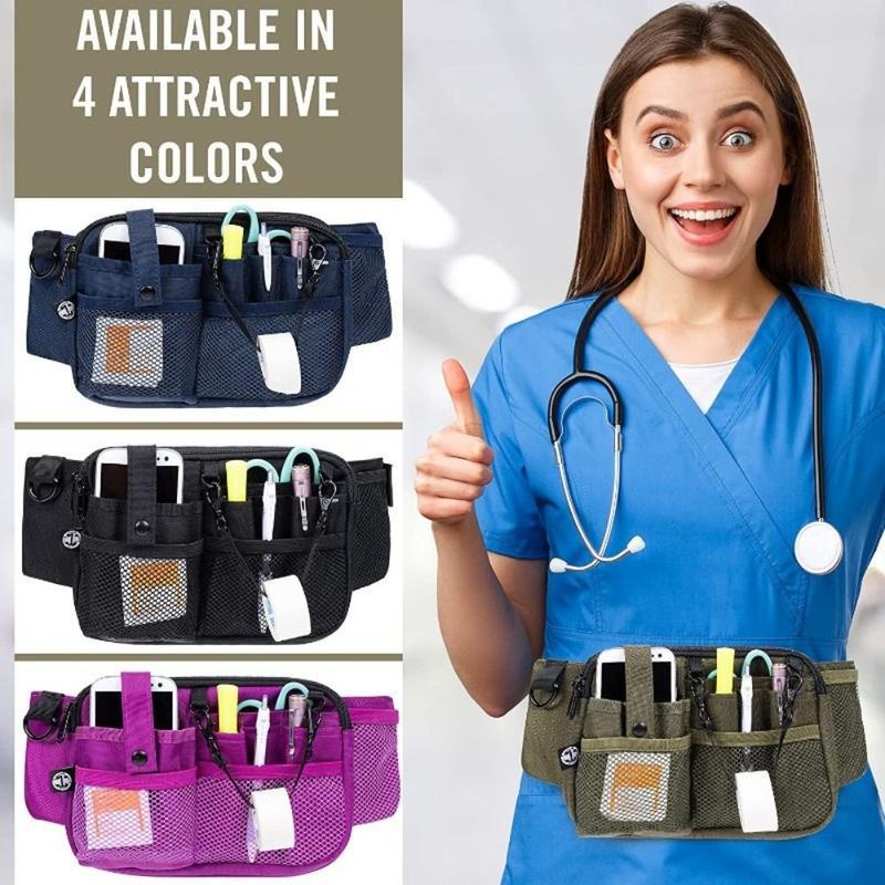 Polyester Nurse Fanny Pack Portable Adjustable Large