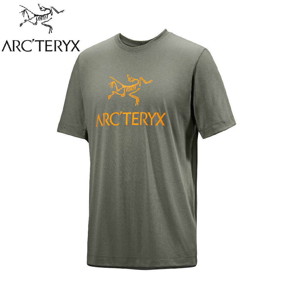 【ARC'TERYX 始祖鳥 男 Arc'Word Logo 短袖休閒T恤《糧草綠》】X000007991/棉T/運動衫/排汗衣