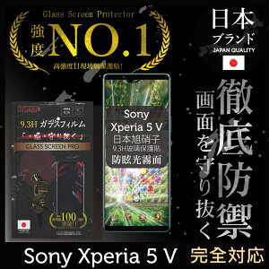 Sony Xperia 5 V 保護貼 黑邊 日本旭硝子玻璃保護貼 (全滿版 晶細霧面)【INGENI】