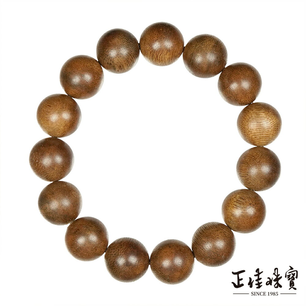 【正佳珠寶】加里曼丹沉香 14mm 加里曼丹沉香手珠