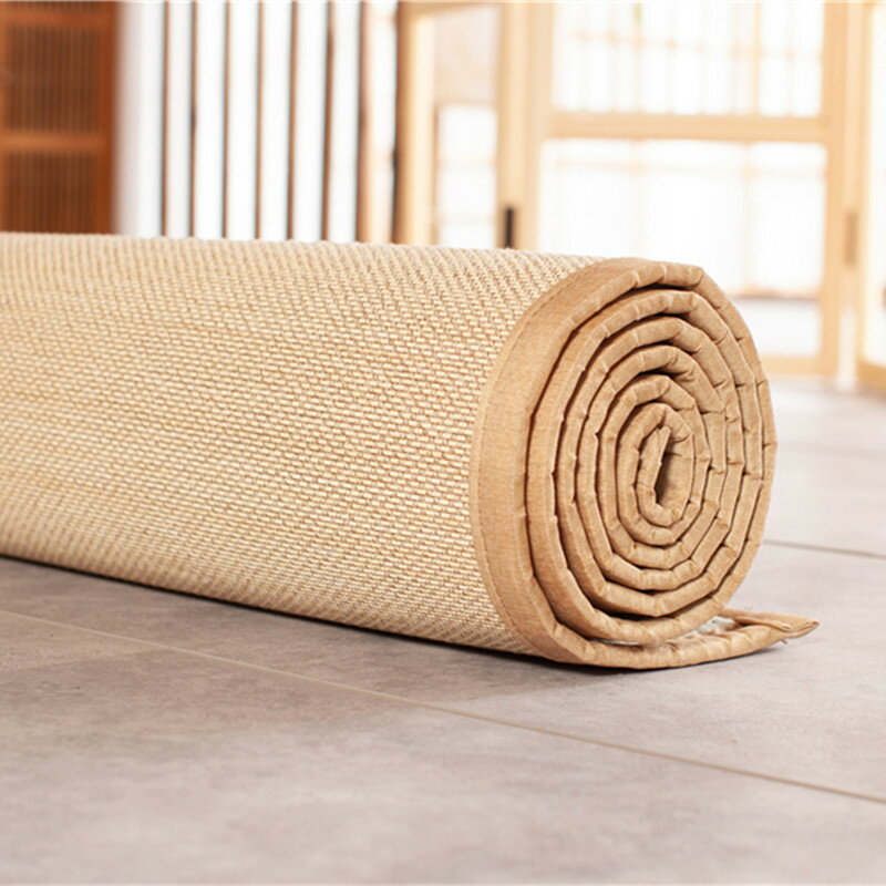 竹編地毯竹地毯日式客廳臥室飄窗地墊瑜伽墊榻榻米茶室墊床墊炕墊