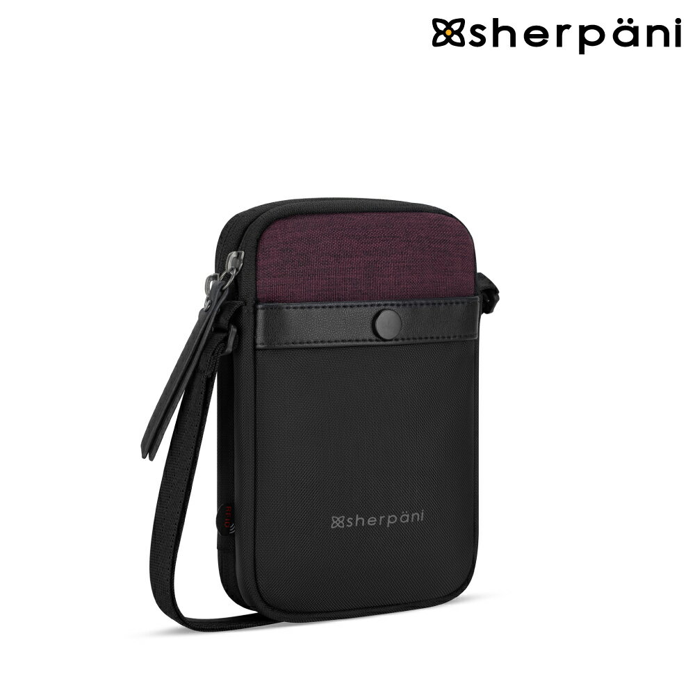 Sherpani 防盜多功能斜背包 Simplicity AT｜酒紅Merlot