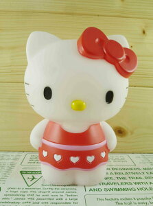 【震撼精品百貨】Hello Kitty 凱蒂貓 塑膠造型存錢筒 紅裙子 震撼日式精品百貨