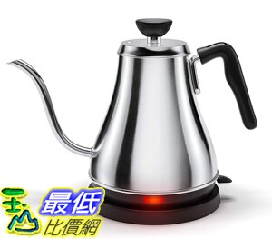 [美國代購] Electric Gooseneck Kettle水壺- 快速煮沸電熱水壺熱水器倒咖啡和茶