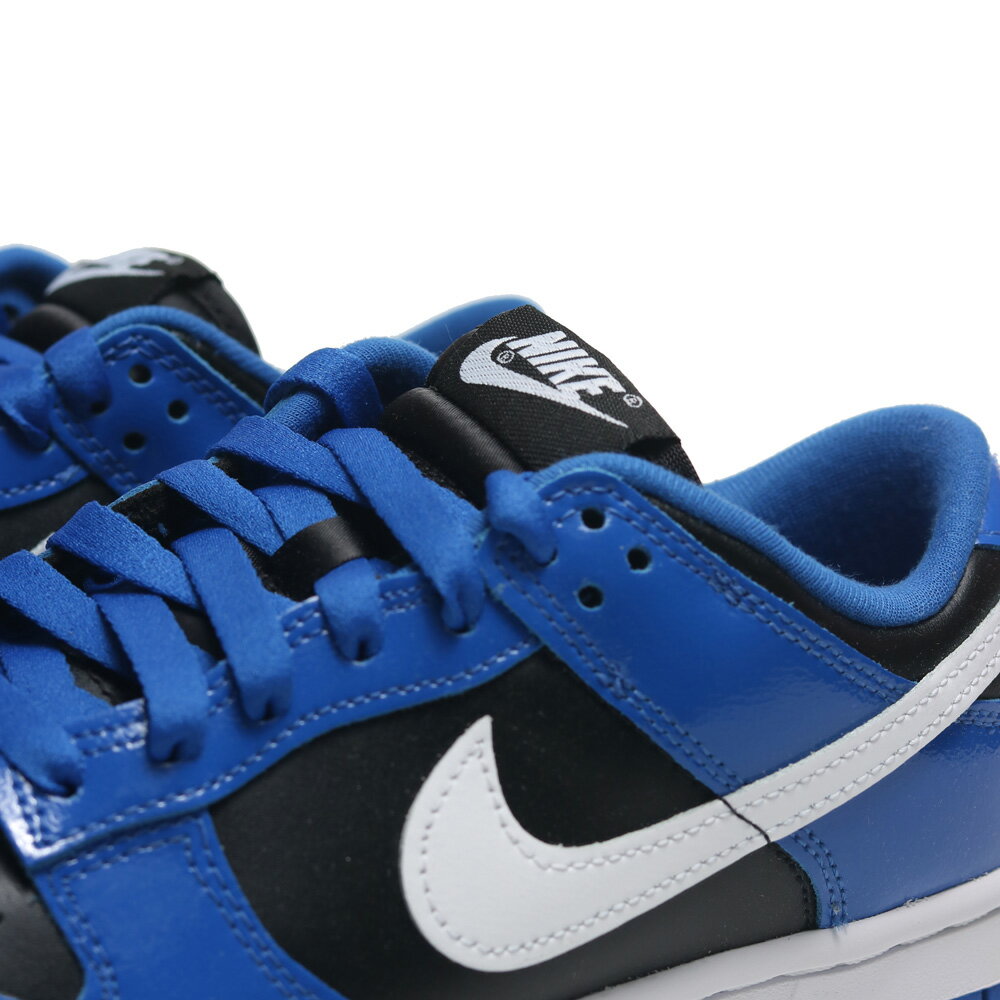 滿額最高折300】NIKE 休閒鞋DUNK LOW GAME ROYAL 黑藍白勾皮革女DQ7576