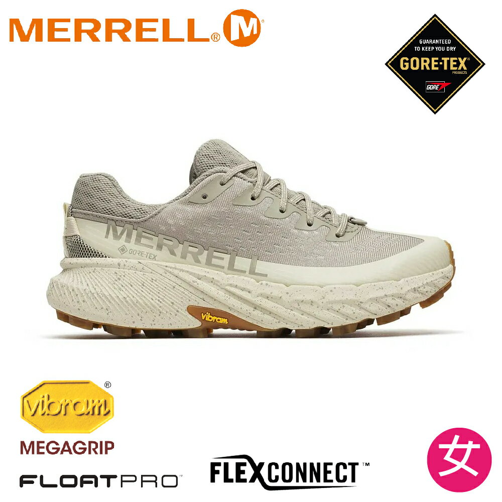 【MERRELL 美國 女 AGILITY PEAK 5 GORE-TEX 登山鞋《岩石灰》】 ML068702/越野鞋/戶外鞋