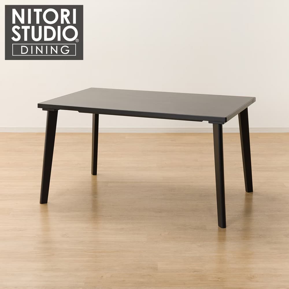 ◎陶板實木餐桌 N COLLECTION T-12 135 BK/GY NITORI宜得利家居