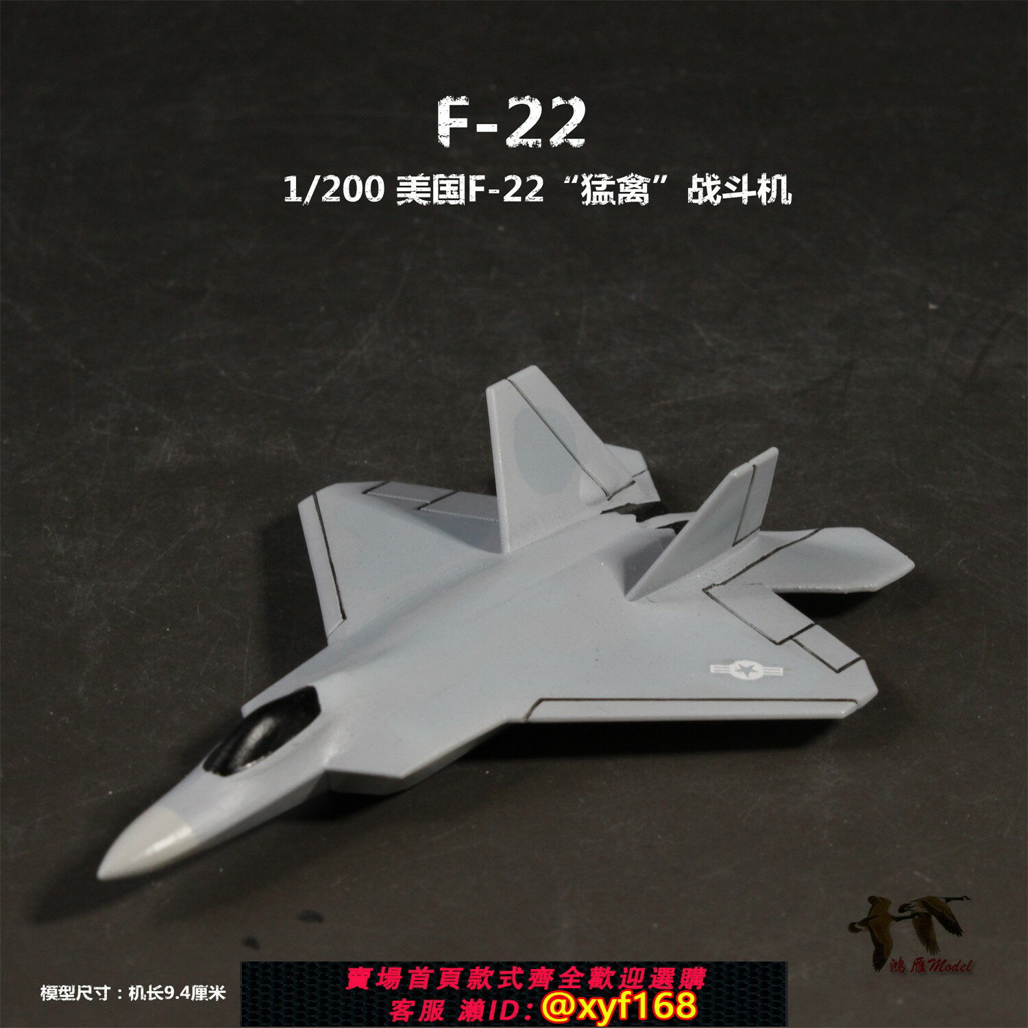 {保固一年 可打統編}【MD】成品模型1/200 美國F-22猛禽戰鬥機 3D列印套件