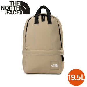 【The North Face 19.5L 雙肩包《卡其》】3VXP/簡約戶外休閒後背包/電腦包/登山包