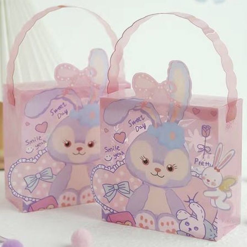 免運 可開發票 兔寶虎寶滿月伴手禮周歲喜糖喜蛋包裝盒六一兒童節手提禮盒pvc