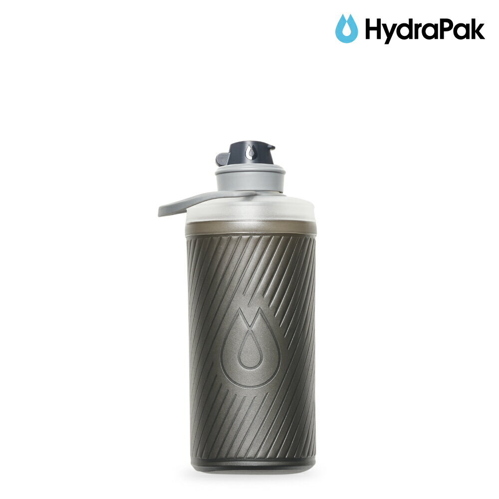 HydraPak Flux軟式水瓶GF420M / 遠古灰 1L