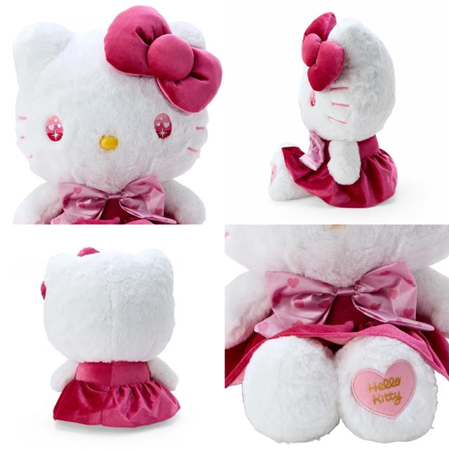 【震撼精品百貨】Hello Kitty 凱蒂貓~日本SANRIO三麗鷗 KITTY絨毛玩偶娃娃L(生日標語款)*75623