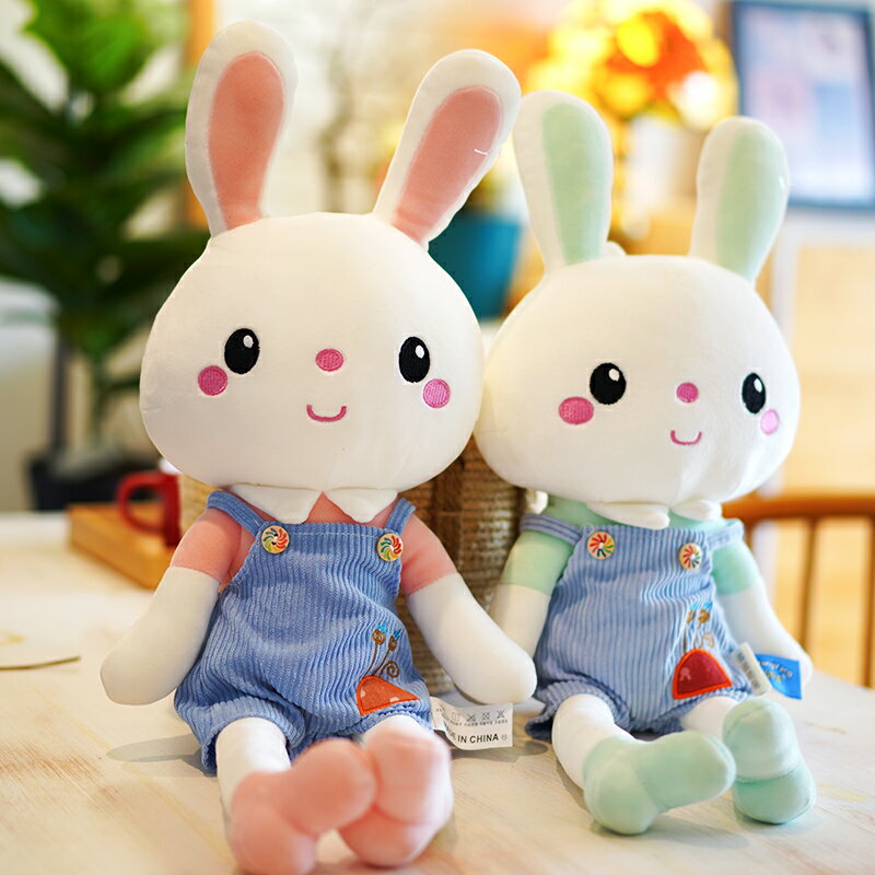 兔子毛絨玩具可愛小號玩偶女孩子生日禮物睡覺安撫娃娃小白兔公仔