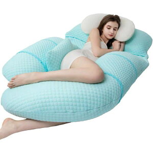 孕婦枕頭 護腰側睡枕 可拆卸U型孕期用品g型靠枕側臥託腹睡覺抱枕
