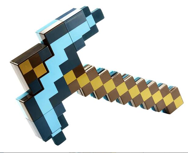 [3美國直購] Mattel FCW14 麥塊 鑽石劍 十字鎬 雙造型 Minecraft Transforming Diamond Sword / Pickaxe