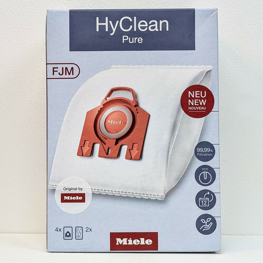 [東京直購] Miele HyClean Pure FJM 吸塵器集塵袋 4入+2濾片 F/J/M 適 C1 C2 FF4