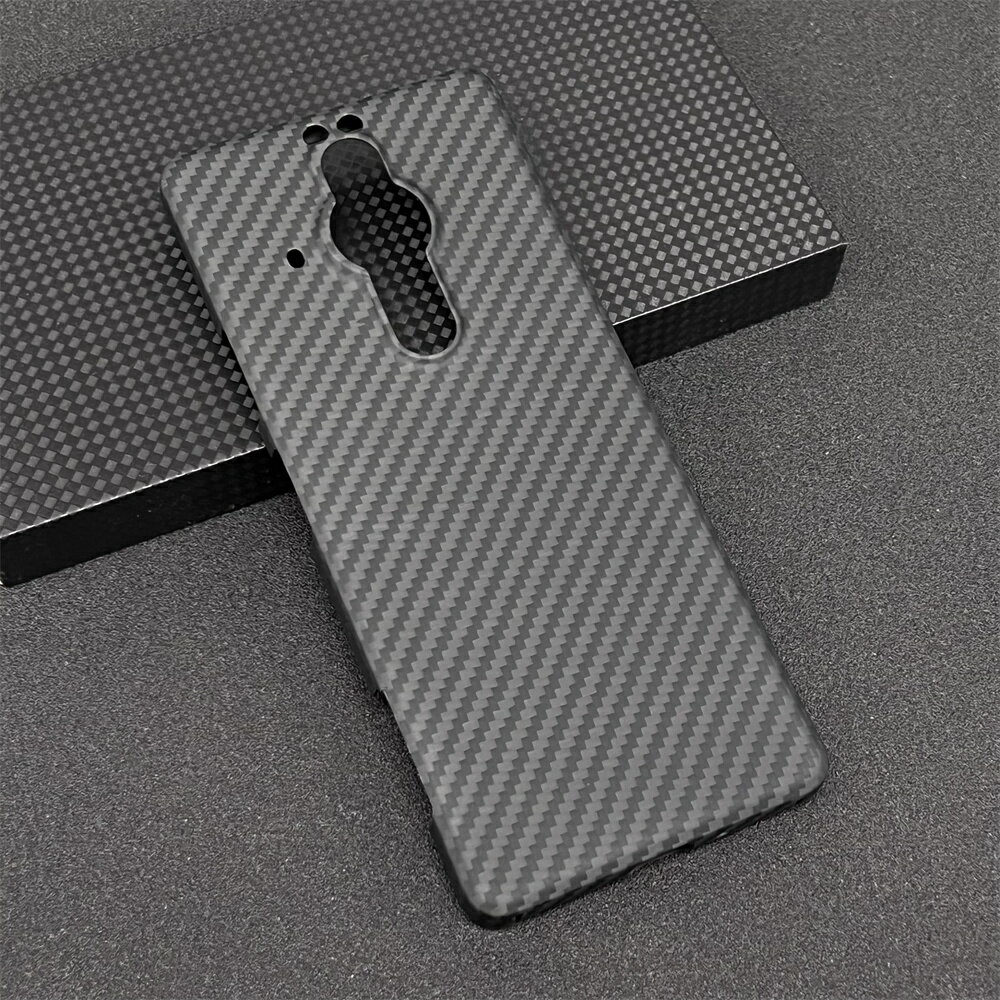 適用於索尼Xperia Pro-I手機殼ProI凱夫拉碳纖維XQ-BE72保護套
