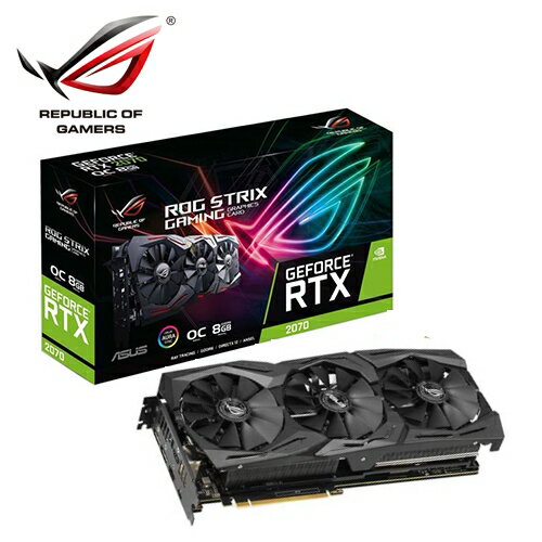 【ASUS 華碩】ROG-STRIX-RTX2070-O8G-GAMING  顯示卡【三井3C】