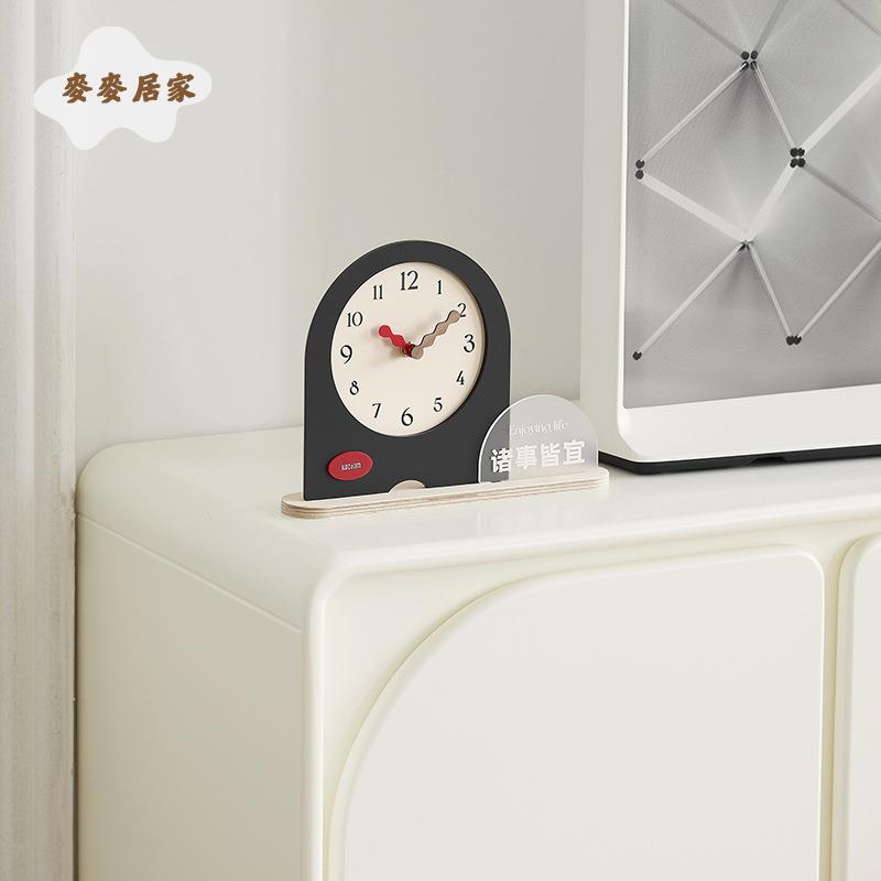 新房玄關入戶家居裝 飾品 客廳電視櫃 創意 時鐘 桌面擺件[DD0508001]