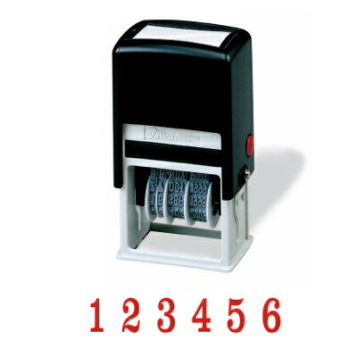 新力 S-409 紅4號6連自動號碼印