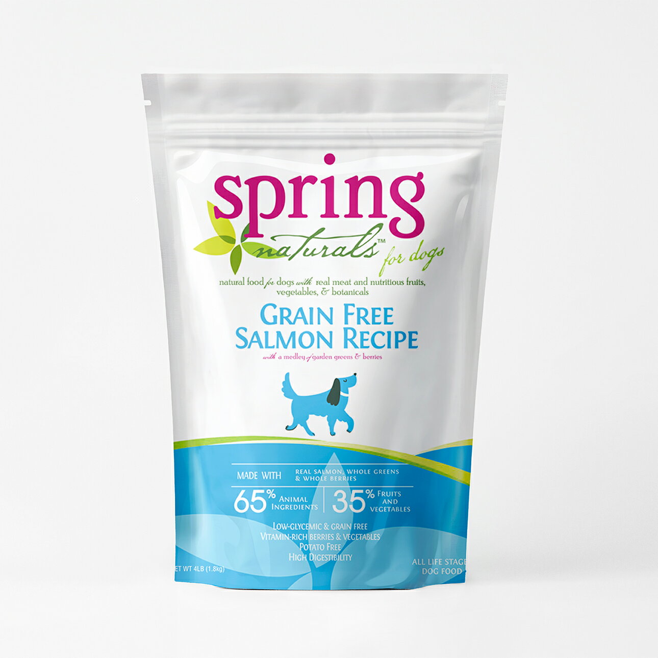 【Spring Naturals 曙光】無穀滋養鮭魚 全齡犬 天然寵物食譜 狗飼料 狗糧-300g