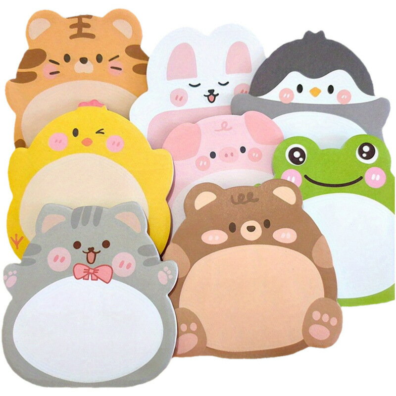 2025新款 Stationery Stickers 韓國可愛卡通動物貼紙套裝