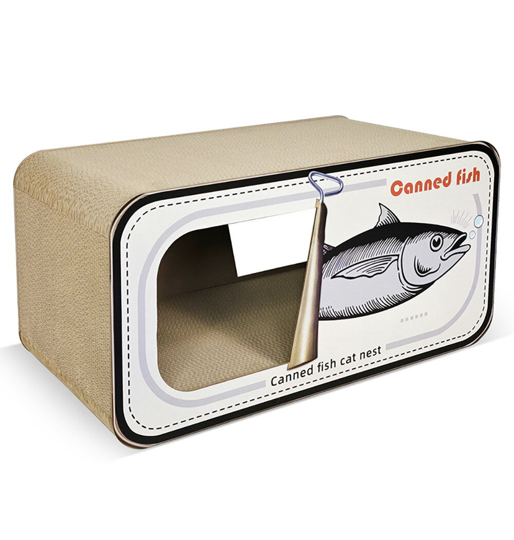 【台灣現貨】爆款罐頭貓抓板 貓咪坐墊 貓玩具 貓窩磨爪 耐磨耐用高密度貓咪磨爪板 三種顏色可選黃色/灰色/粉色 9