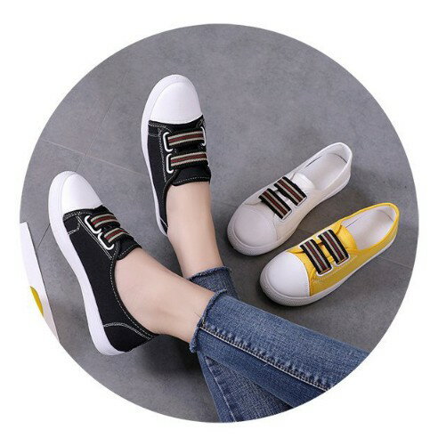 女鞋 帆布鞋 小白鞋 平底鞋 休閒鞋 三色 櫻桃嚴選 6