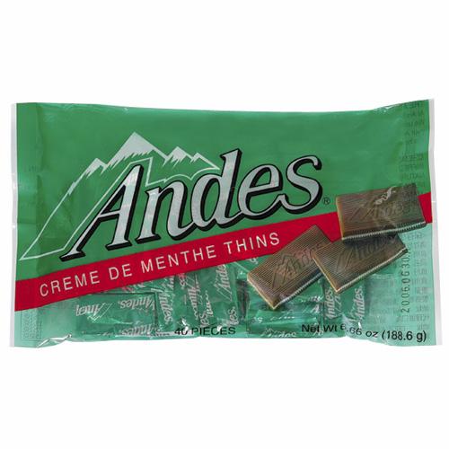 安迪士Andes巧克力薄片-薄荷口味165g【愛買】