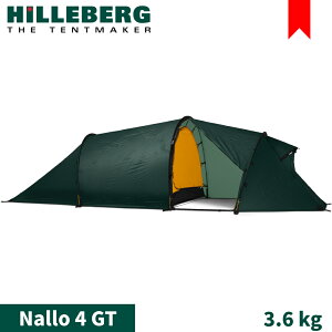 【HILLEBERG 瑞典 紅標 Nallo 4 GT 納洛 輕量四人帳篷《綠3.6kg》】014511/登山/露營