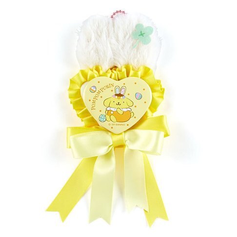 【震撼精品百貨】Pom Pom Purin 布丁狗~日本SANRIO三麗鷗布丁狗復活節限定珠鍊吊飾附造型徽章*05843