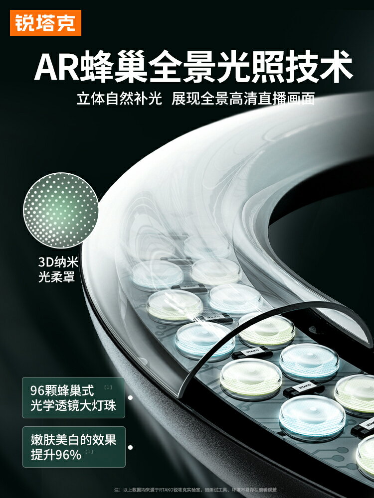 直播支架補光燈  直播設備全套手機支架三腳架補光燈拍視頻拍攝網紅拍照神器落地式專用自拍放帶美顏燈多功能【MJ18716】