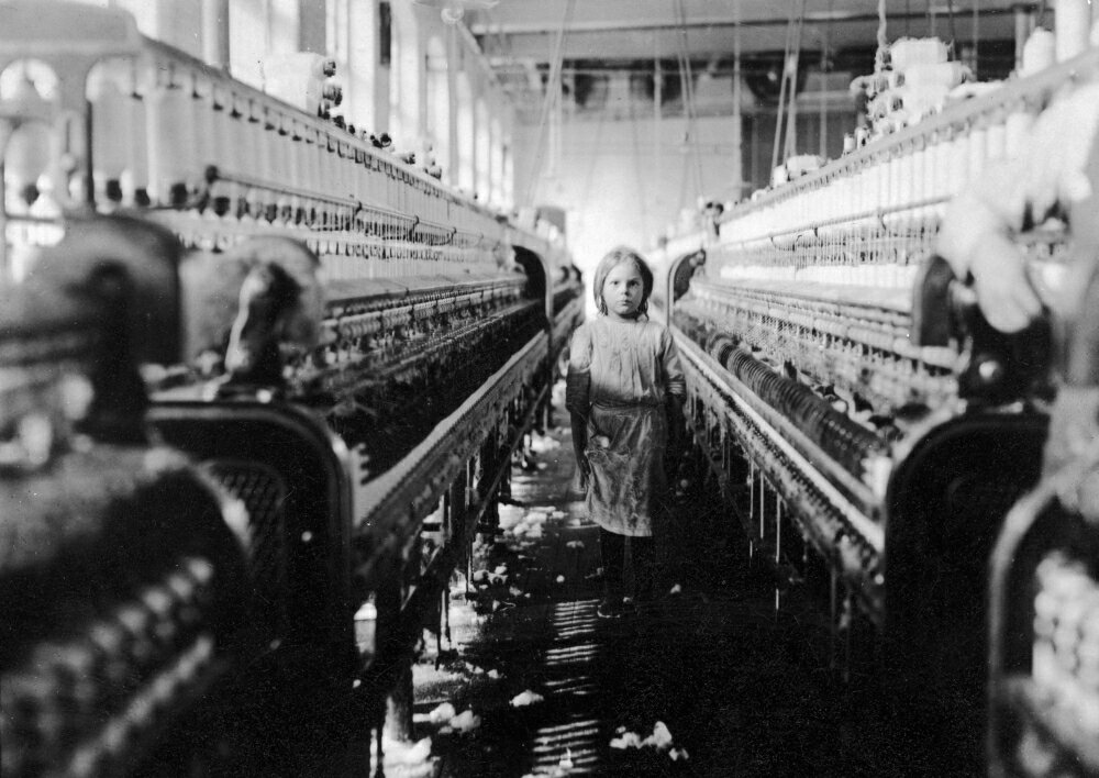 Posterazzi: Child Labor 1908 Na Girl Working As A Spinner At A Textile ...