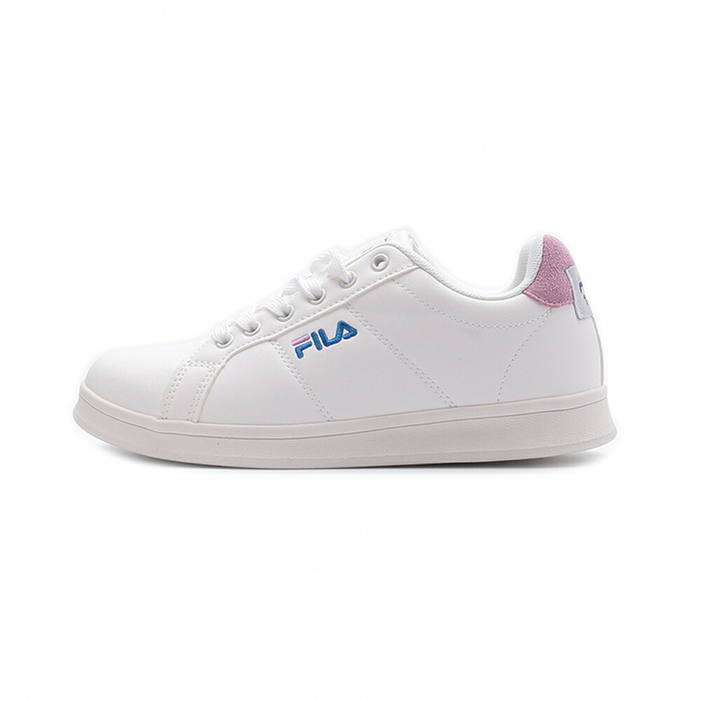FILA 可愛配色休閒板鞋 白紫 5-C904W-119 女鞋