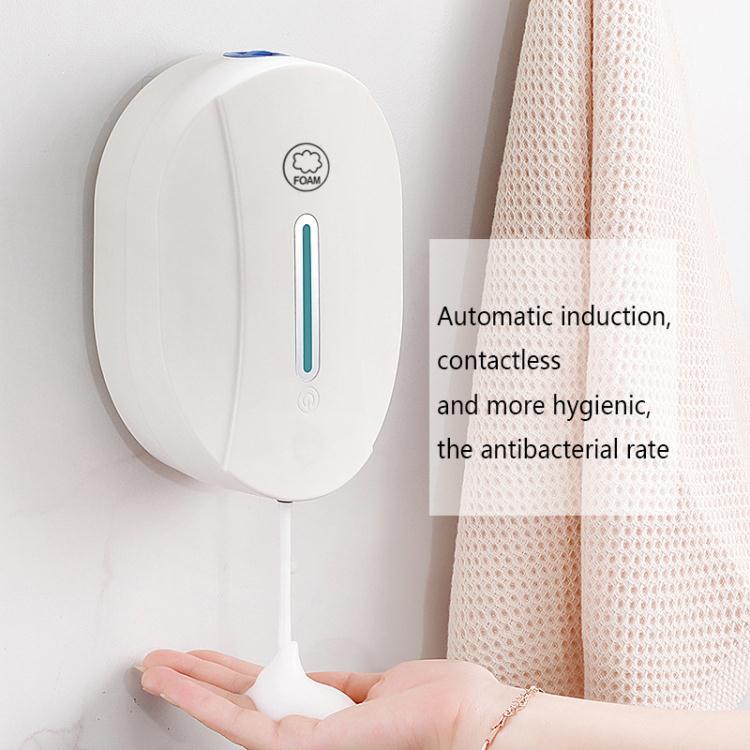 工廠現貨壁掛式感應皂液器外貿感應給皂機自動感應泡沫洗手機 樂樂百貨