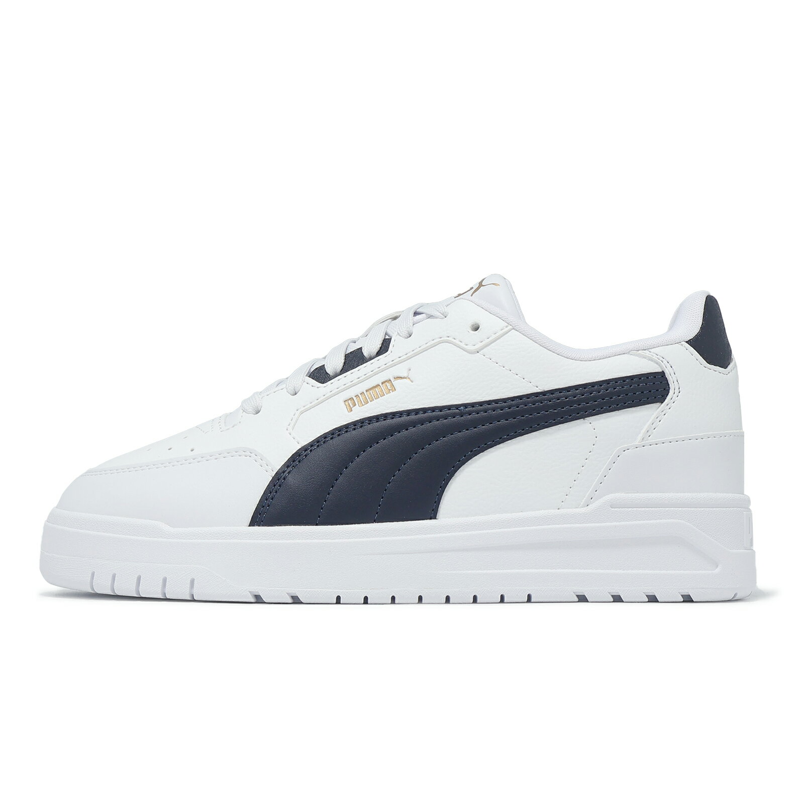 Puma 休閒鞋 Shuffle Downtown 男鞋 女鞋 白 藍 皮革 復古 經典 40259604