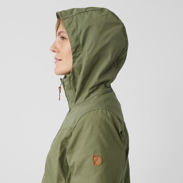 Fjallraven 北極狐Stina 女款登山薄軟殼/軍裝夾克/獵裝風衣G-1000 夏季