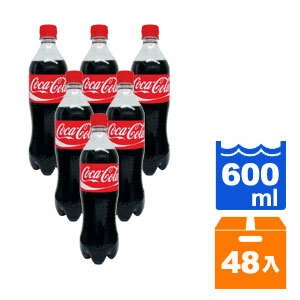 可口可樂 600ml (24入)x2箱【康鄰超市】