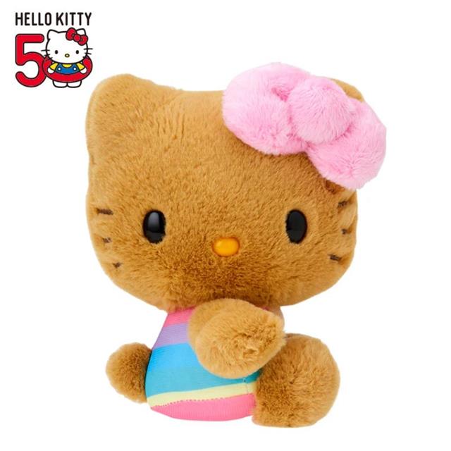 【震撼精品百貨】Hello Kitty 凱蒂貓~日本SANRIO 三麗鷗KITTY50週年變裝系列絨毛玩偶娃娃-泳衣*96100