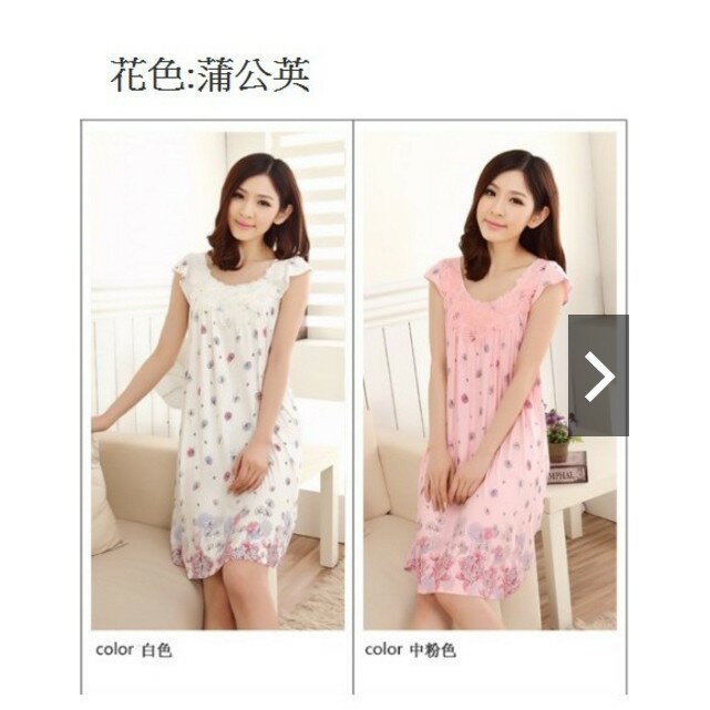 五款五色 莫代爾棉質睡衣 棉質睡裙 莫代爾睡衣 連身睡衣 居家睡衣 睡裙 居家服 銷量很好 櫻桃嚴選 2