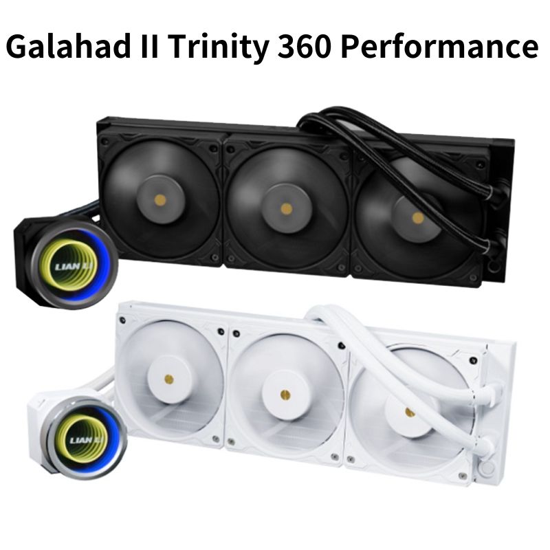 【最高現折268】聯力 Galahad II Trinity 360 Performance 黑色/白色 水冷散熱器